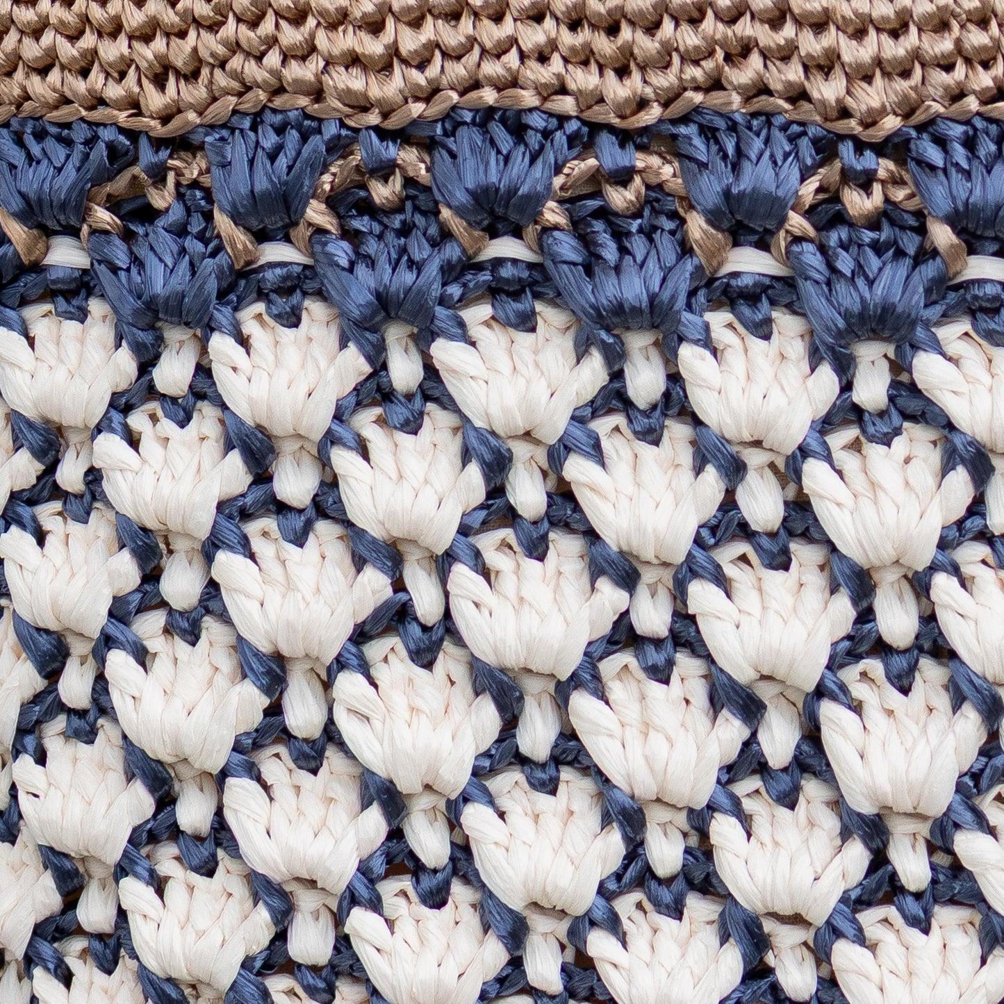 Handmade Raffia Crochet Purse – Unique Summer Bag with Maritime elements