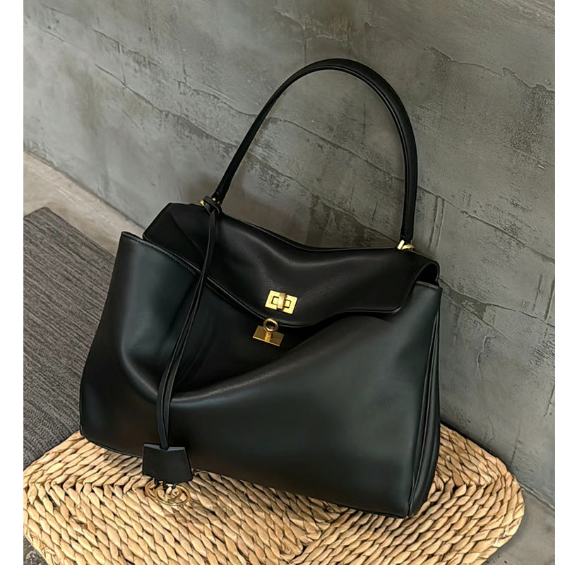 BALENCIAGA Rodeo leather tote