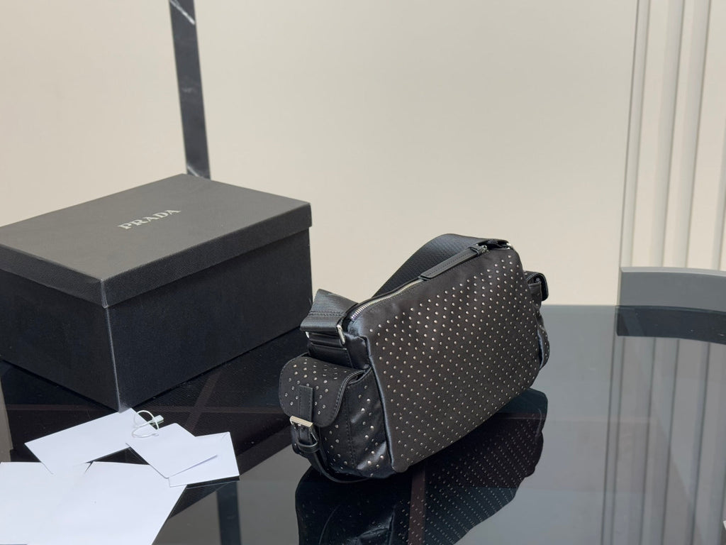 Prada Black Universal Messenger Bag