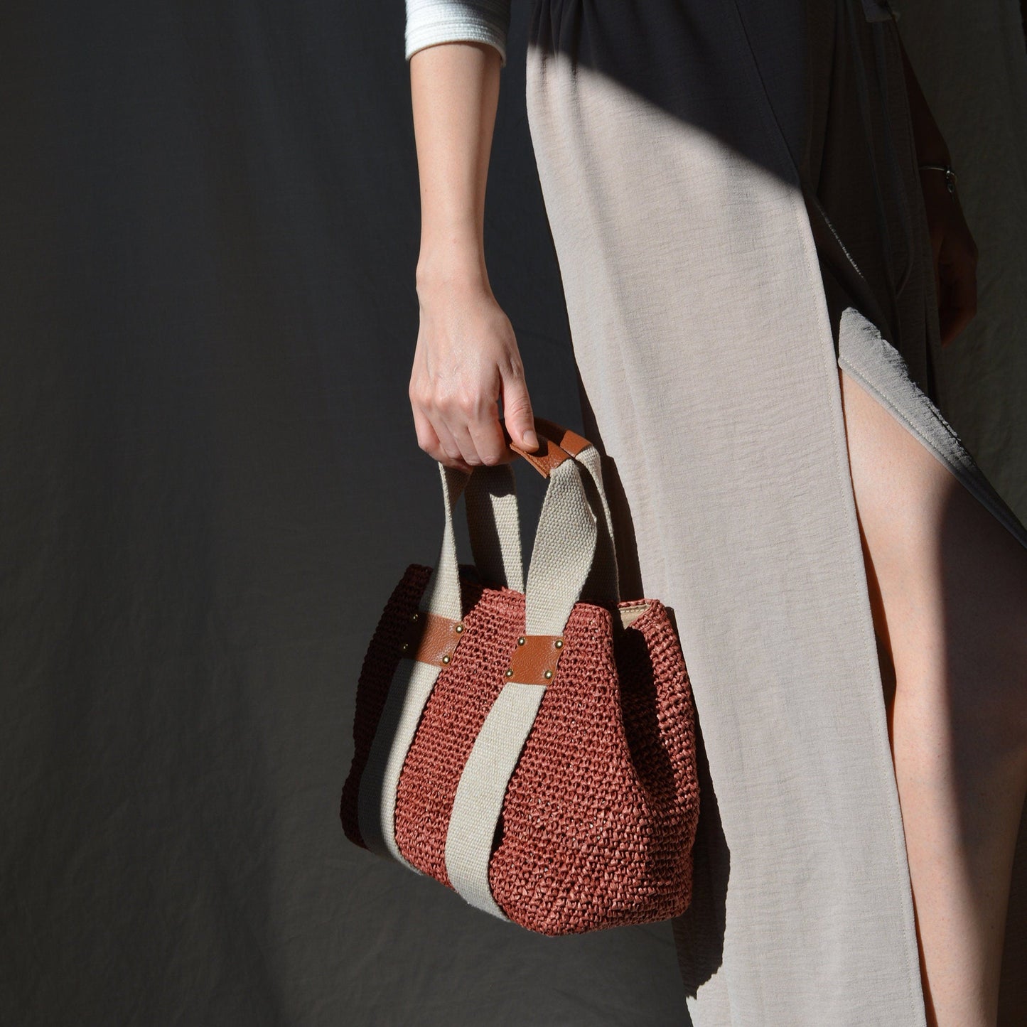 Crochet Raffia Purse - Natural Crossbody Handbag, Handwoven Summer Straw Bag, Wicker Handmade Purse Bag, Chic &amp; Stylish Accessory Gifts