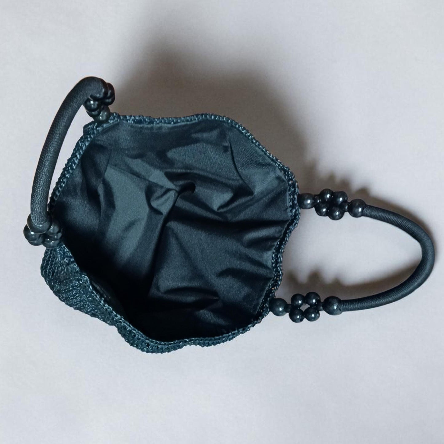 Handmade raffia tote bag, crochet large straw beach bag, summer woven handbag, black shoulder bag, big market bag for women, gift for her