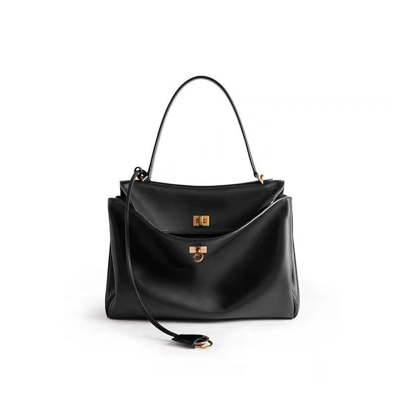 BALENCIAGA Rodeo leather tote